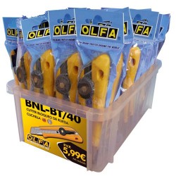 Cutter BN-L - cuchilla 18mm - pack 40 uds.