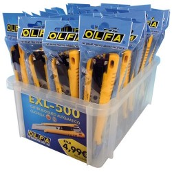 Cutter EXL - cuchilla 18mm - pack 40 uds.