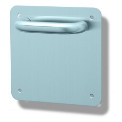 Manilla con Placa Cuadrada Serie Sena Inox Aisi 304
