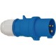 Clavija y toma CEE 230V/16A IP44 para exteriores - 3 polos