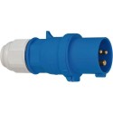 Clavija y toma CEE 230V/16A IP44 para exteriores - 3 polos