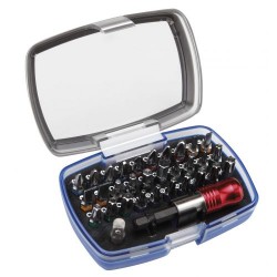JUEGO 32 PZAS DE  PUNTAS DE 1/4" EN CAJA DE PLASTICO ALYCO